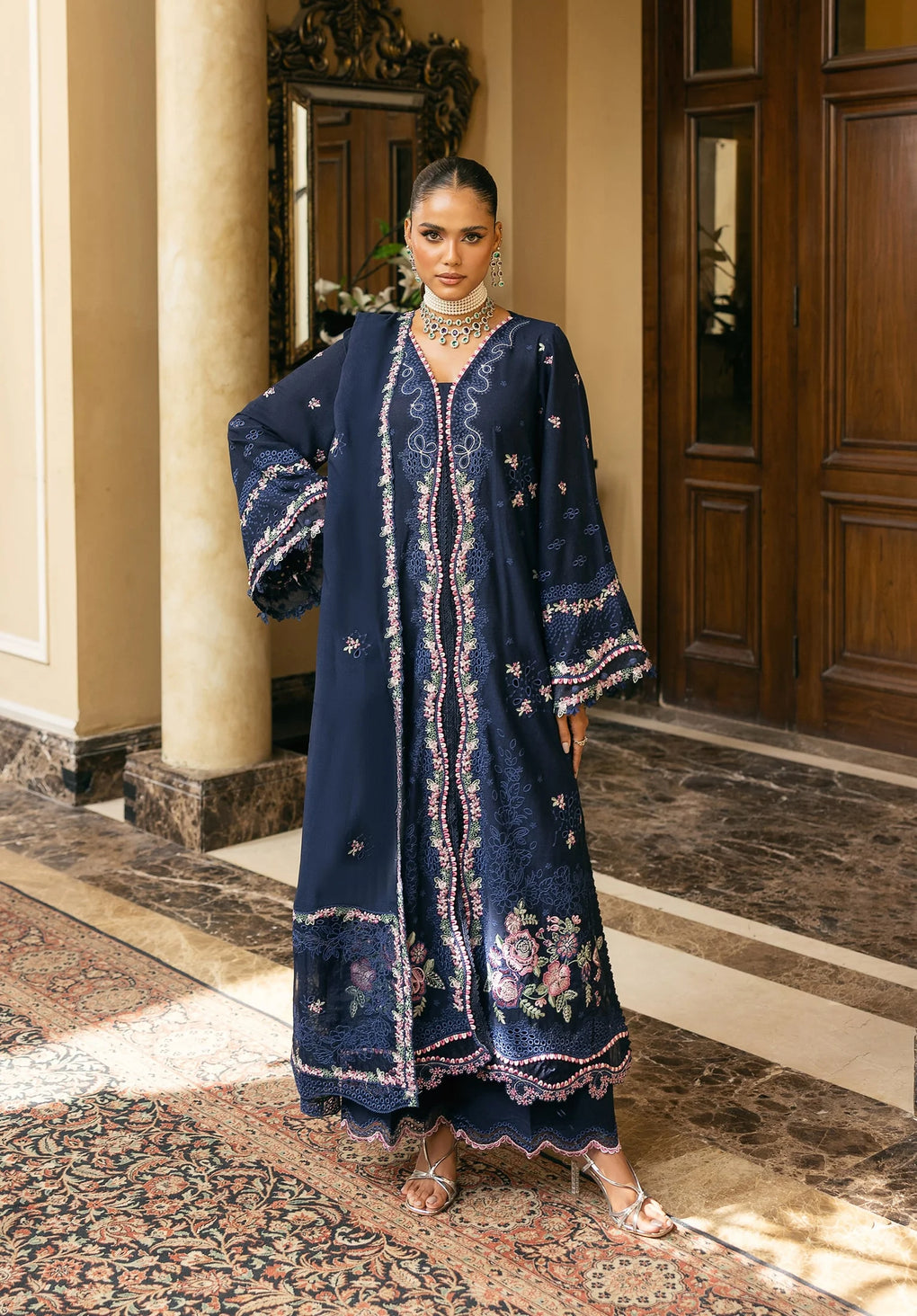 Elaf Premium | Luxury Winter 25 | EWK-6B AMBER HAZE - House Of Hania