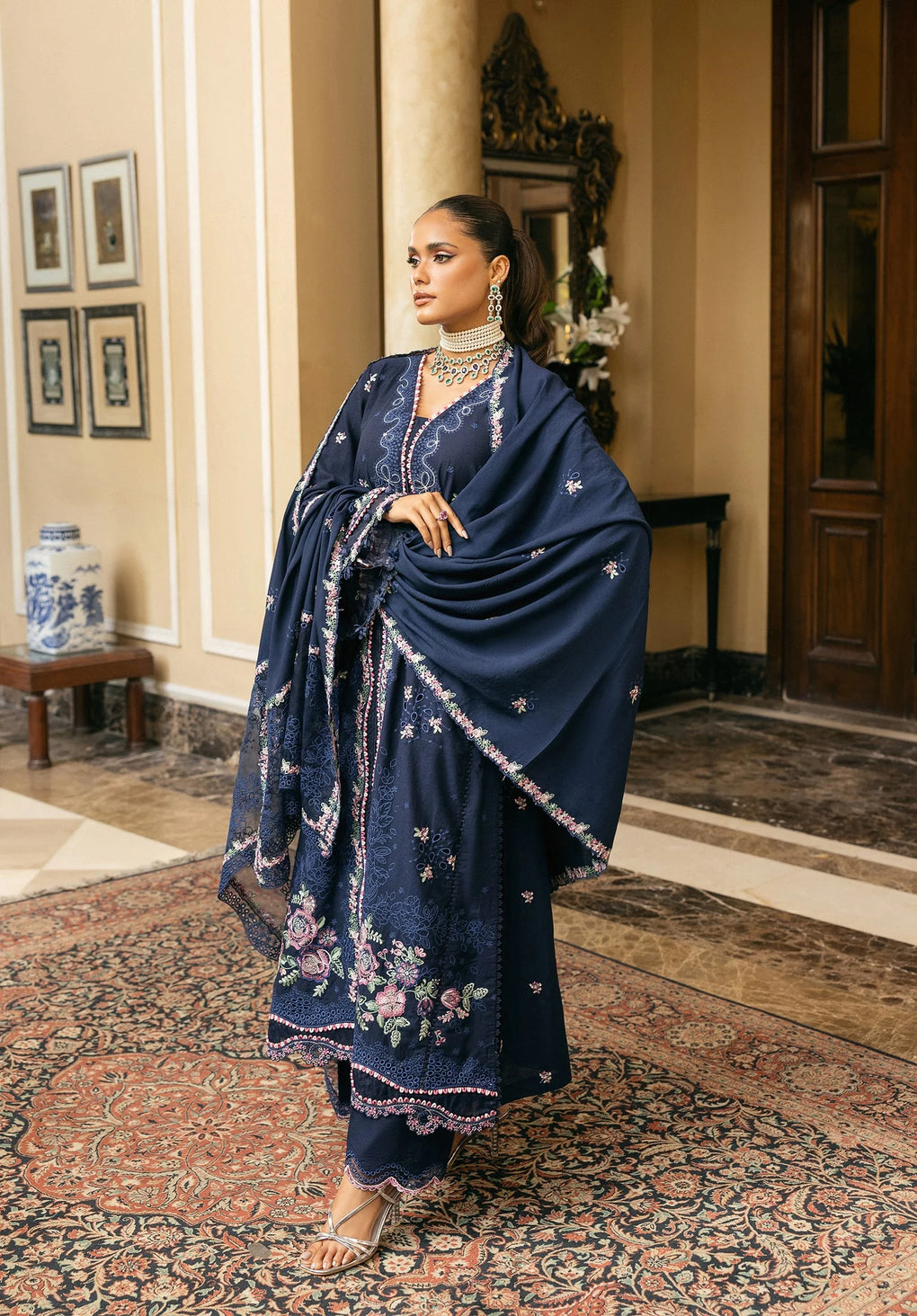 Elaf Premium | Luxury Winter 25 | EWK-6B AMBER HAZE - House Of Hania