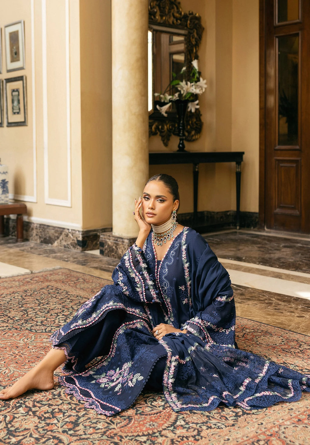 Elaf Premium | Luxury Winter 25 | EWK-6B AMBER HAZE - House Of Hania