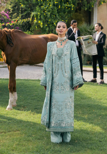 Elaf Premium | Luxury Winter 25 | EWK-7A MINTFROST - House Of Hania
