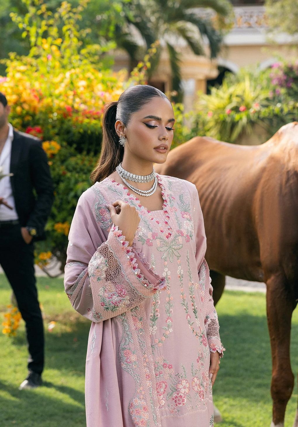 Elaf Premium | Luxury Winter 25 | EWK-7B HUSHPINK - House Of Hania