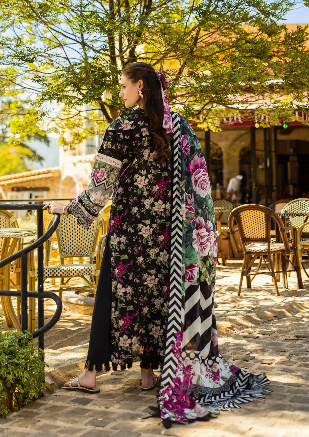 Elaf Premium | Print Chikankari 25 | ELK-05A BELLEZA - House Of Hania