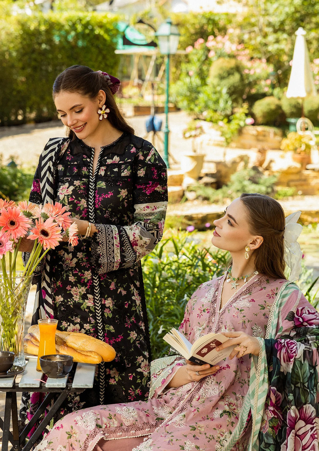 Elaf Premium | Print Chikankari 25 | ELK-05A BELLEZA - House Of Hania