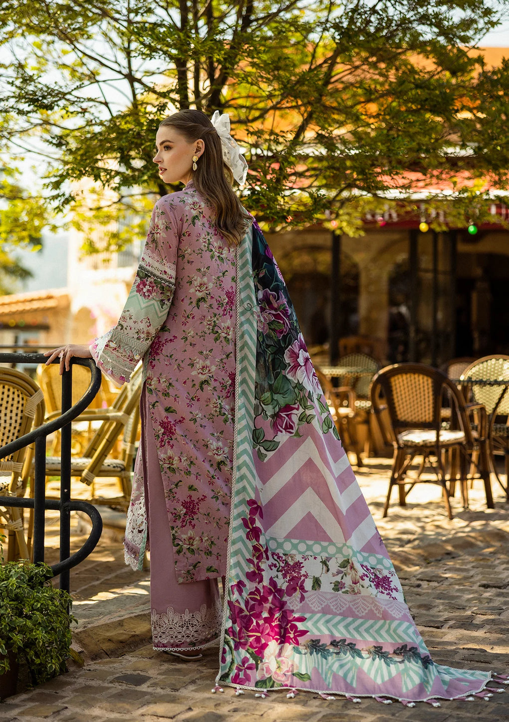 Elaf Premium | Print Chikankari 25 | ELK-05B FIA - House Of Hania