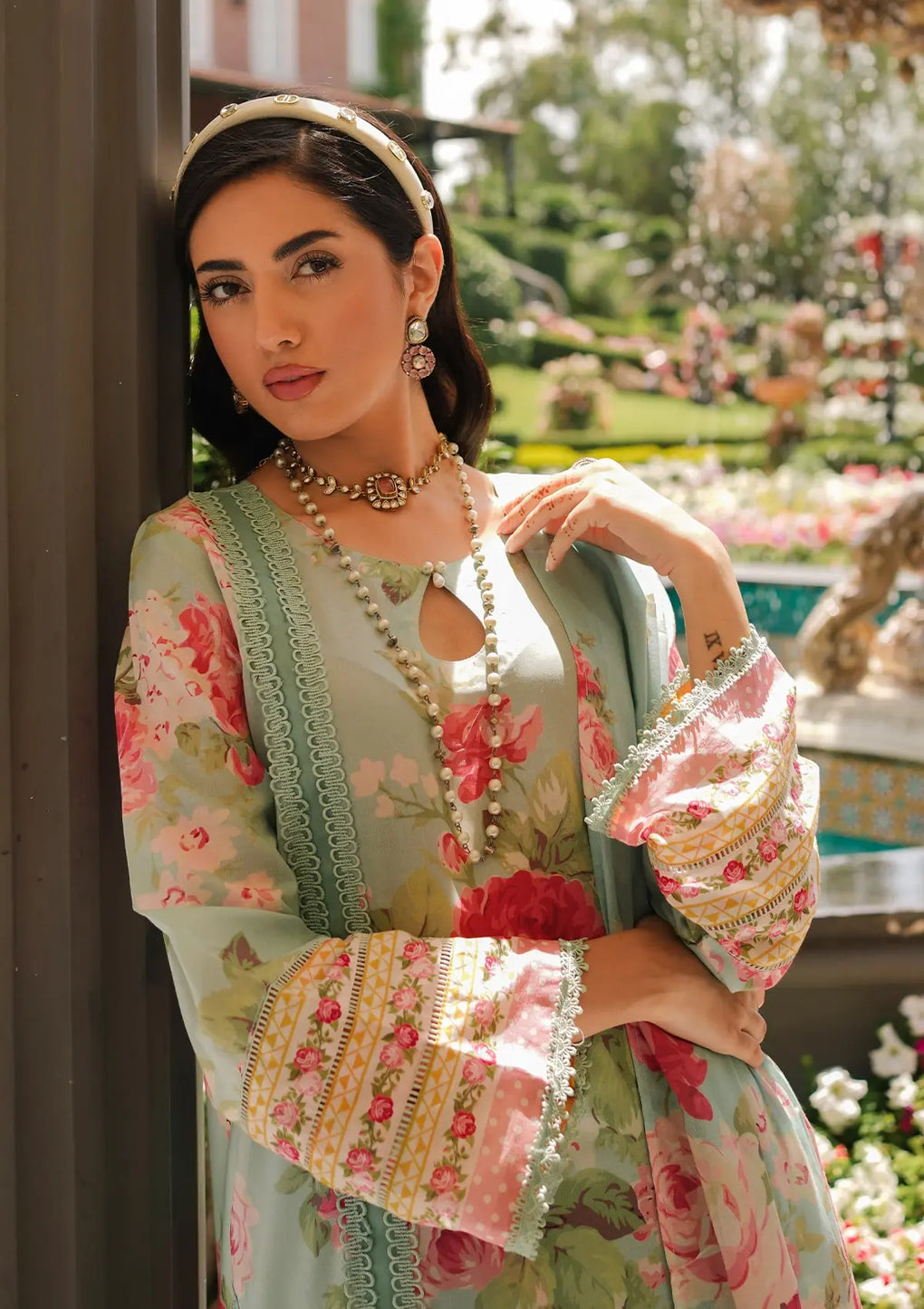 Elaf Premium | Printed Collection 24 | EEP-01A - Frostie - House Of Hania