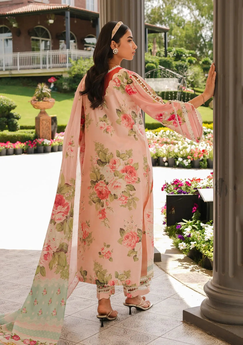 Elaf Premium | Printed Collection 24 | EEP-01B - Petal Pulse - House Of Hania