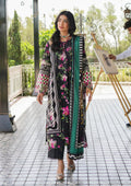 Elaf Premium | Printed Collection 24 | EEP-02A - Dark Floral - House Of Hania