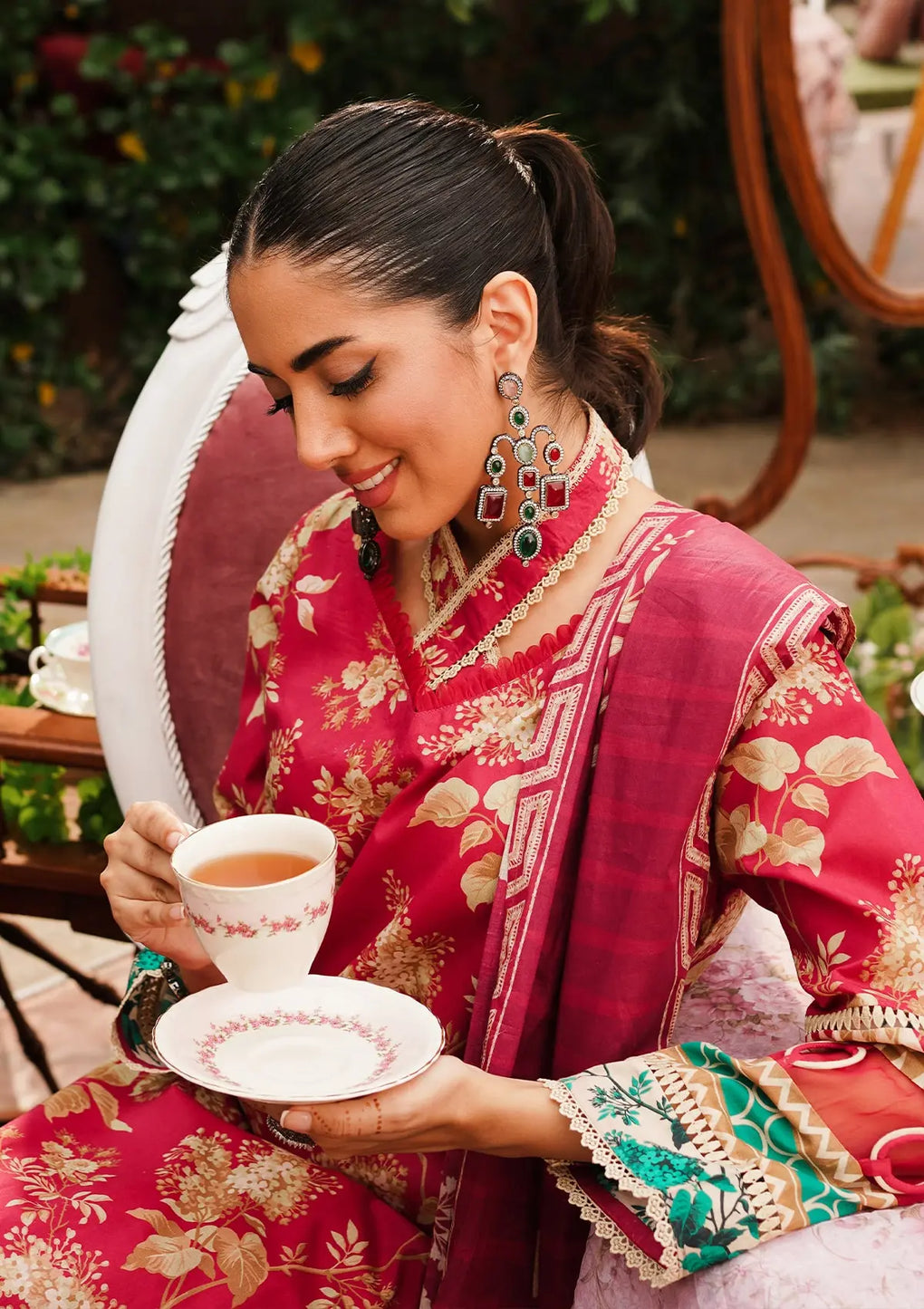 Elaf Premium | Printed Collection 24 | EEP-04A - Flores de Amor - House Of Hania