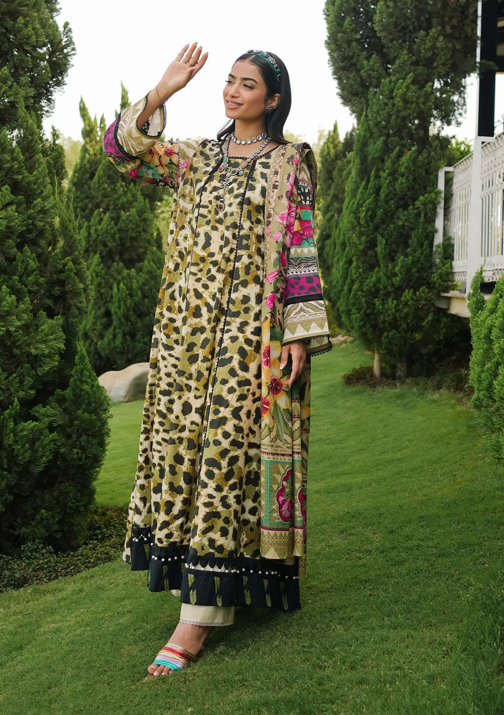 Elaf Premium | Printed Collection 24 | EEP-06B - Wonders - House Of Hania