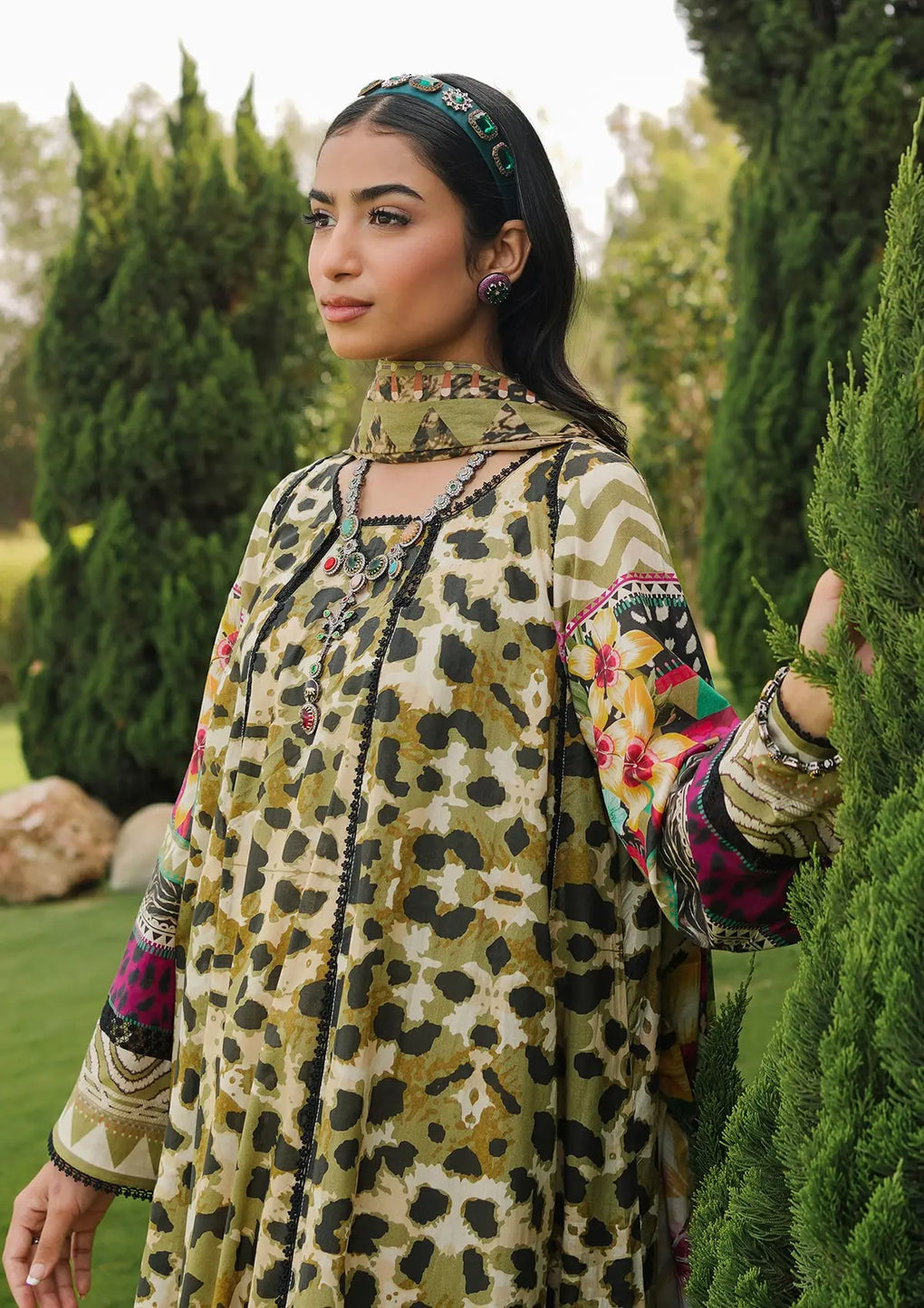 Elaf Premium | Printed Collection 24 | EEP-06B - Wonders - House Of Hania
