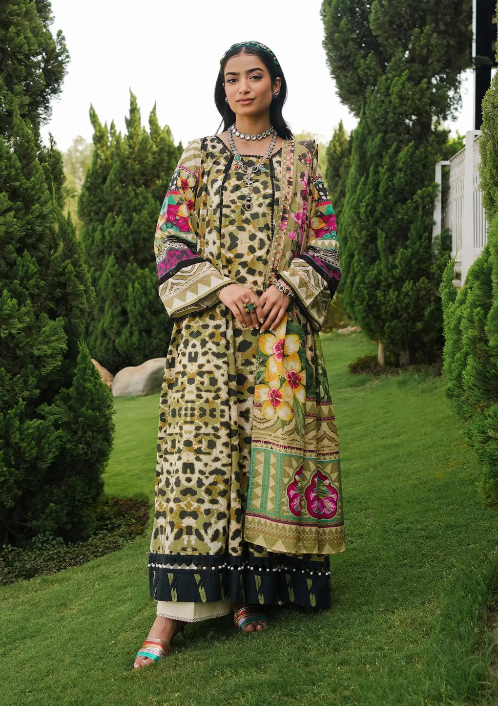 Elaf Premium | Printed Collection 24 | EEP-06B - Wonders - House Of Hania