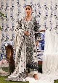 Elaf Premium | Printed Collection 24 | EEP-07B - Black Blossom - House Of Hania