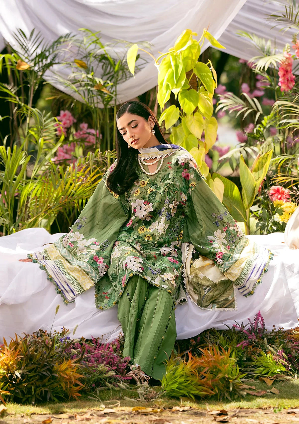 Elaf Premium | Prints 25 | EPS-1B GREEN EDEN - House Of Hania