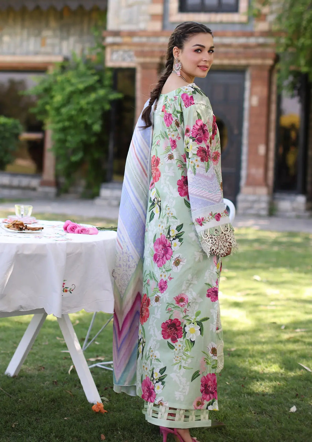 Elaf Premium | Prints Chikankari 24 | 06B OASIS - House Of Hania