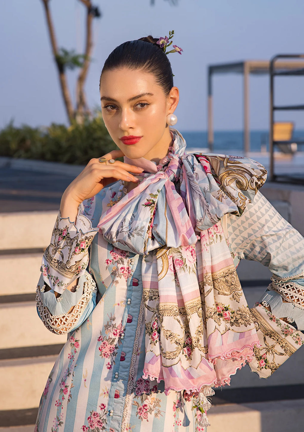 Elaf Premium | Prints Collection 2024 | EOP-04B MARLENE - House Of Hania