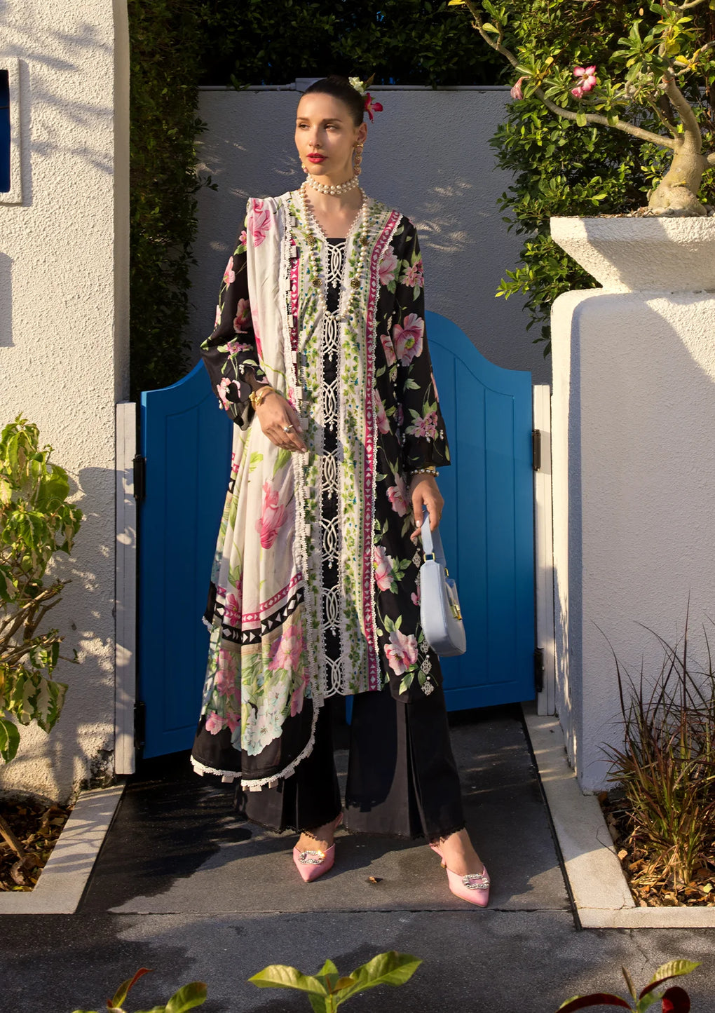 Elaf Premium | Prints Collection 2024 | EOP-05A EBONY - House Of Hania