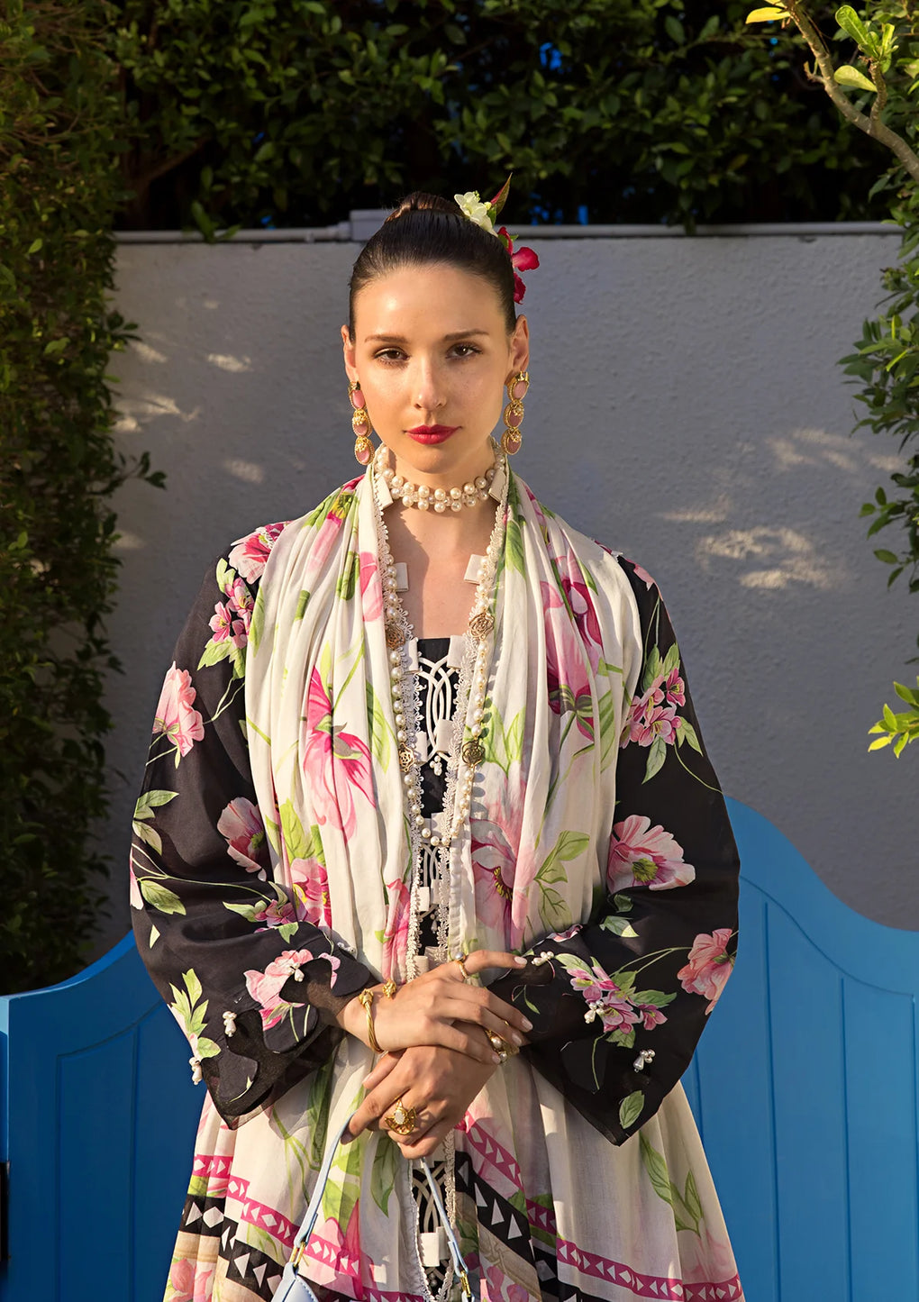 Elaf Premium | Prints Collection 2024 | EOP-05A EBONY - House Of Hania