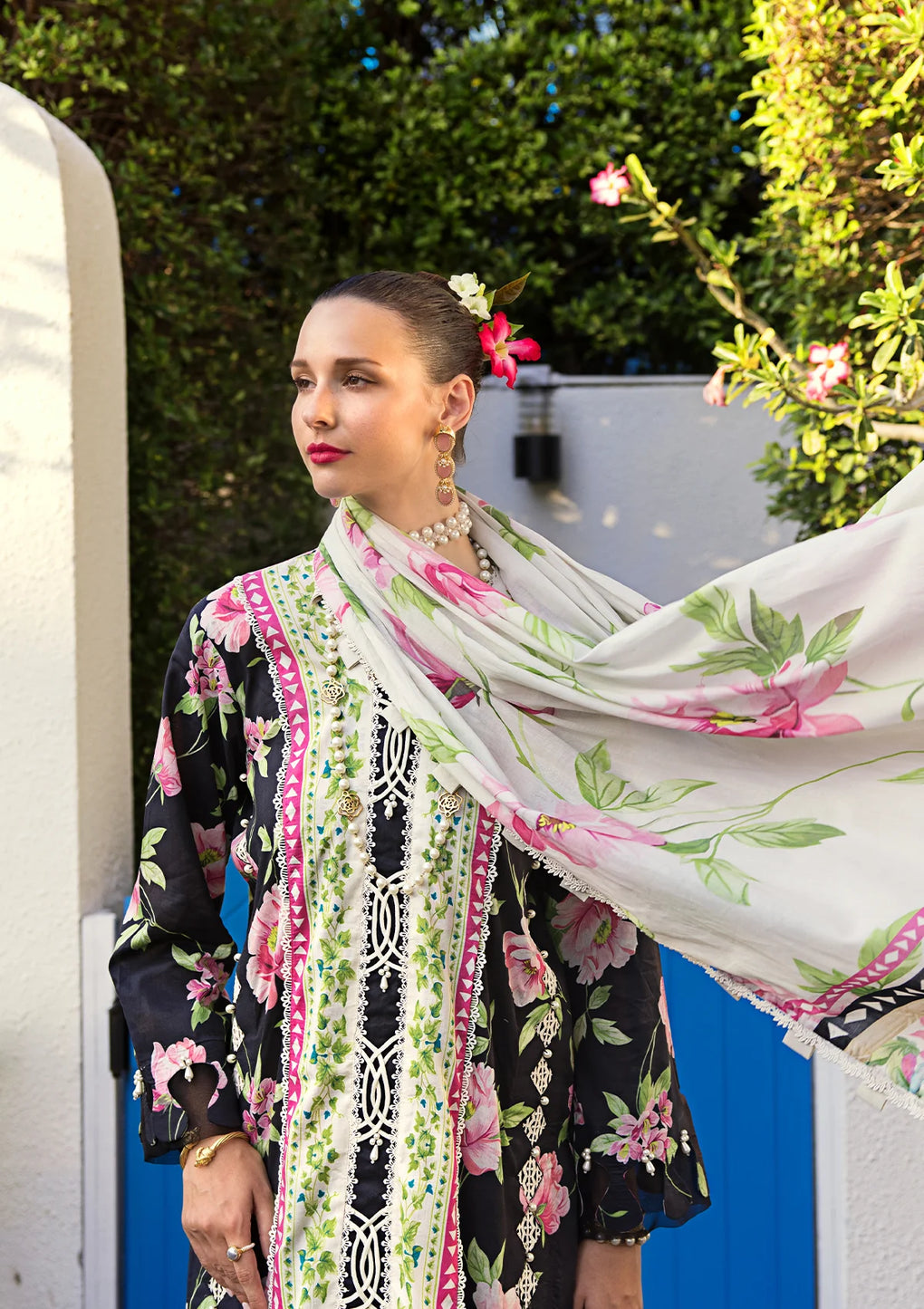 Elaf Premium | Prints Collection 2024 | EOP-05A EBONY - House Of Hania