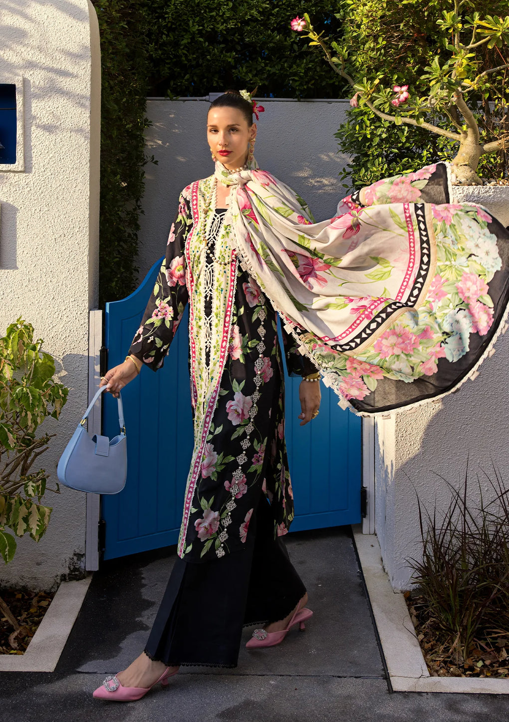 Elaf Premium | Prints Collection 2024 | EOP-05A EBONY - House Of Hania