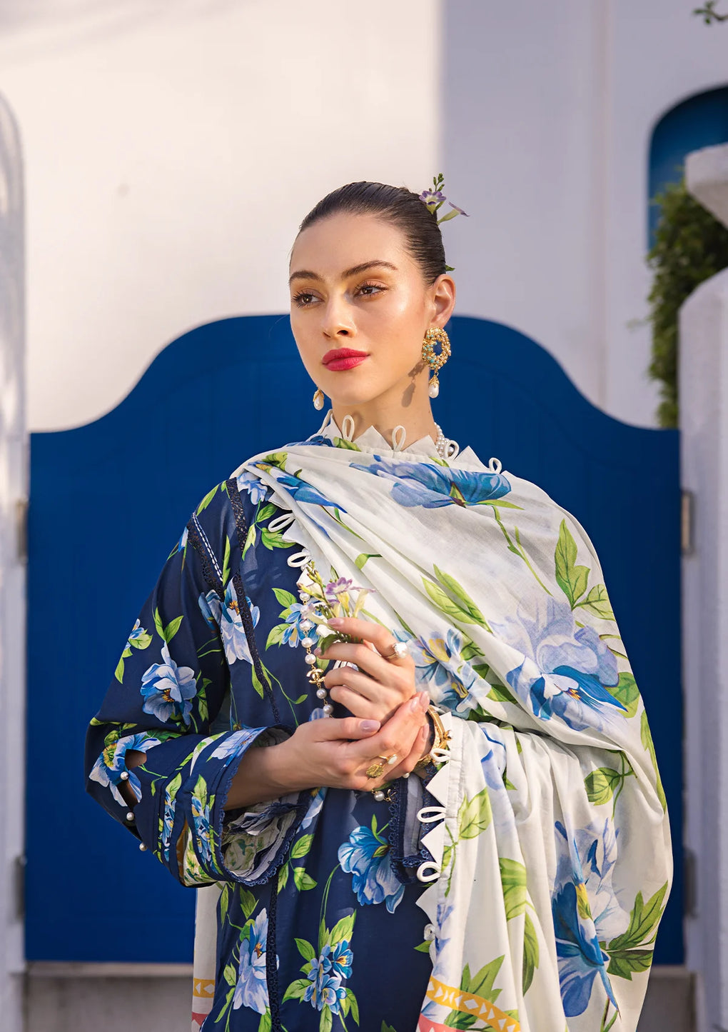 Elaf Premium | Prints Collection 2024 | EOP-05B RUNE MAVIS - House Of Hania