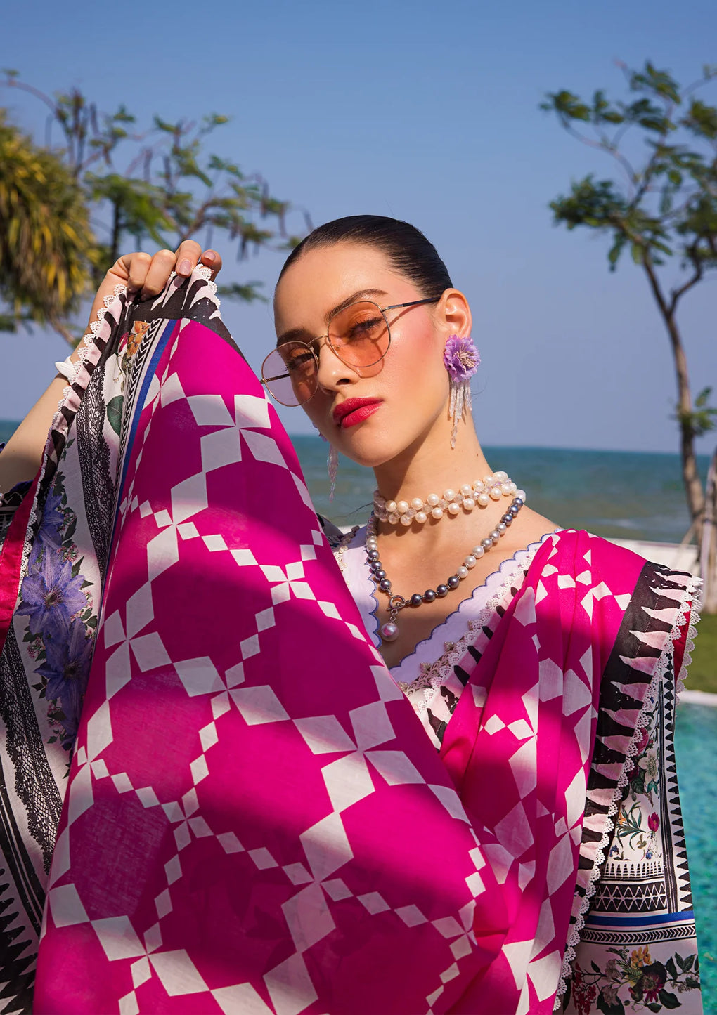 Elaf Premium | Prints Collection 2024 | EOP-06A AMARI MUSE - House Of Hania