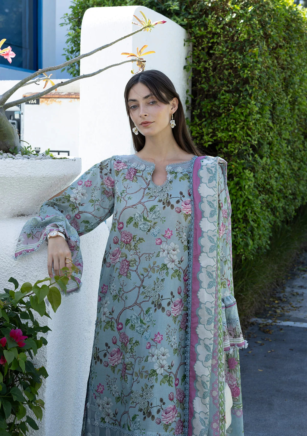 Elaf Premium | Prints Collection 26 |EPN-8A EIRINI BLOOM - House Of Hania