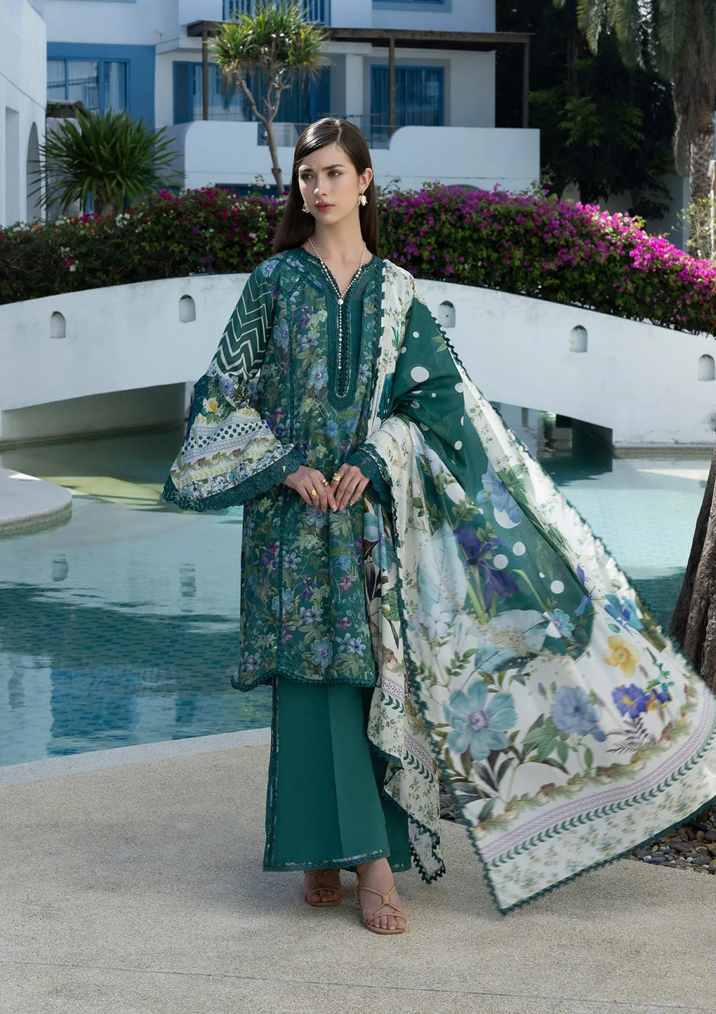 Elaf Premium | Prints Collection 26 | EPN-9A PEACOCK - House Of Hania