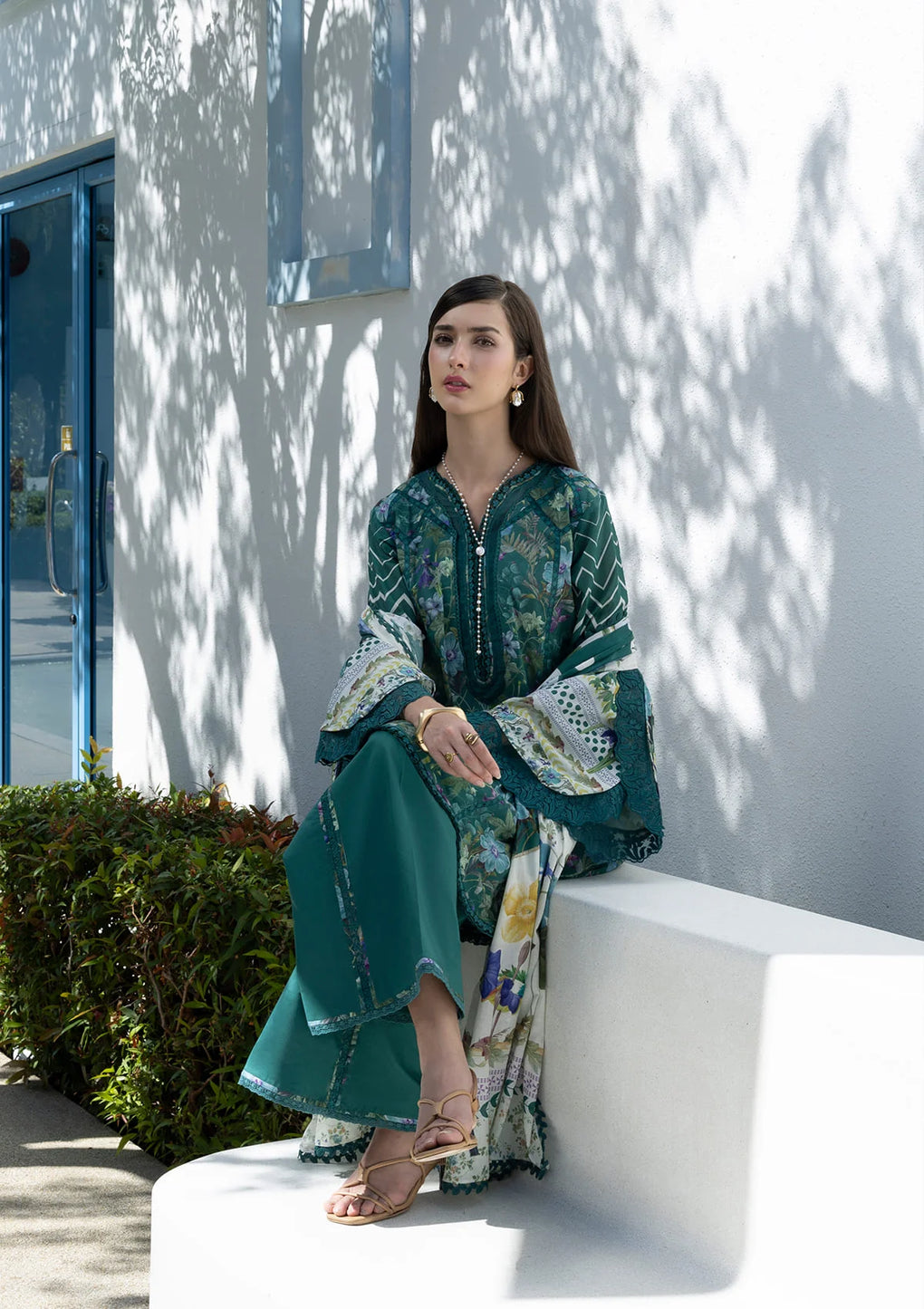 Elaf Premium | Prints Collection 26 | EPN-9A PEACOCK - House Of Hania