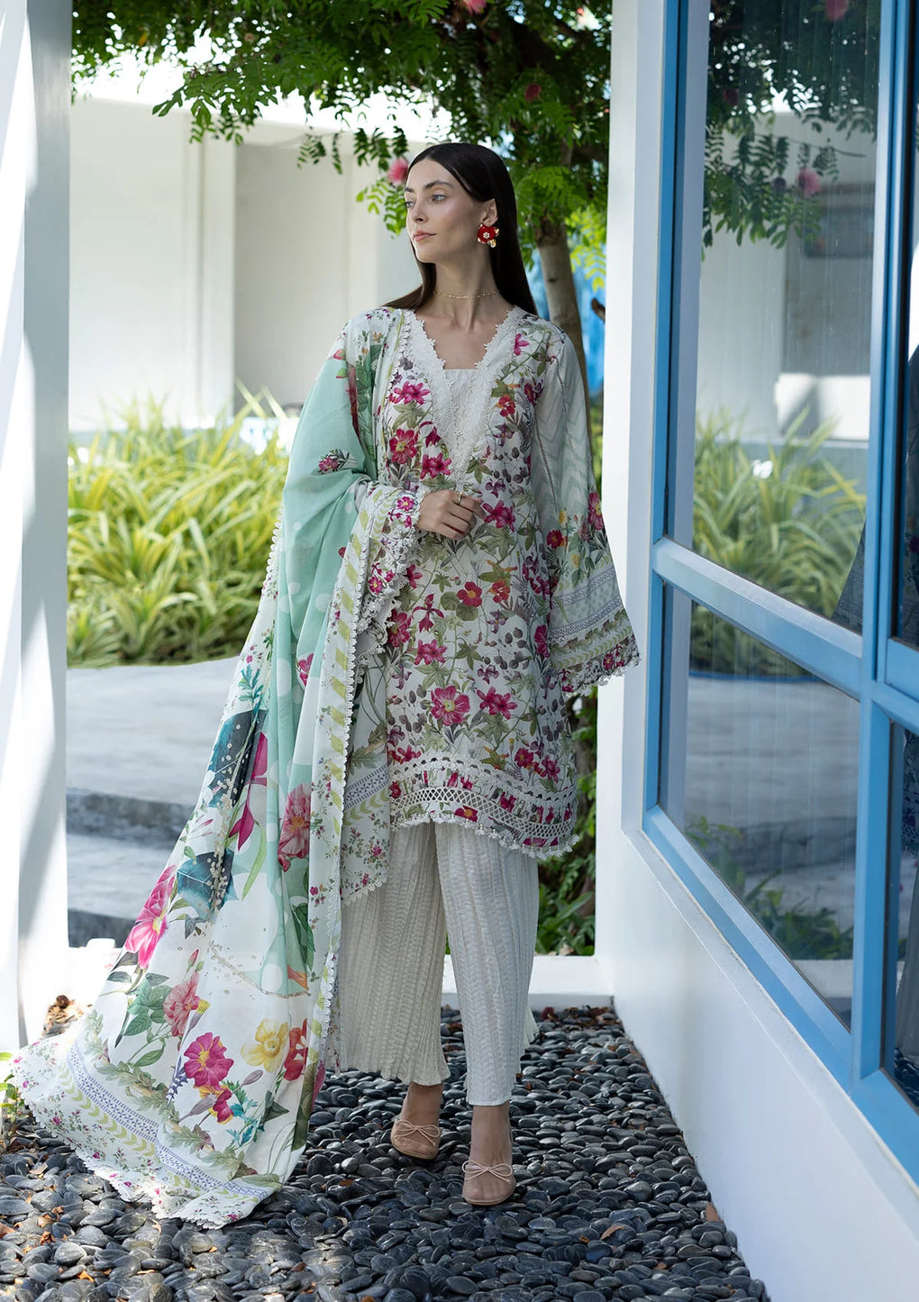 Elaf Premium | Prints Collection 26 | EPN-9B CHANTILLY - House Of Hania
