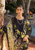 Elaf Premium | Signature Embroidered Lawn 24 | ESL-06A ECLIPSED DREAM - House Of Hania