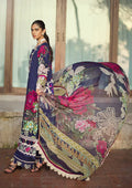 Elaf Premium | Signature Embroidered Lawn 24 | ESL-08A SINCLAIR - House Of Hania