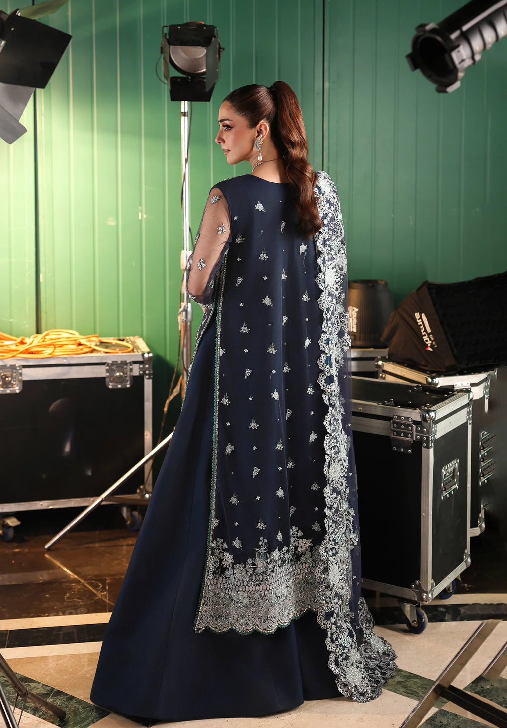 Elaf Premium | Stardom Formal Handwork 25 | ESH-06 SKYFALL - House Of Hania