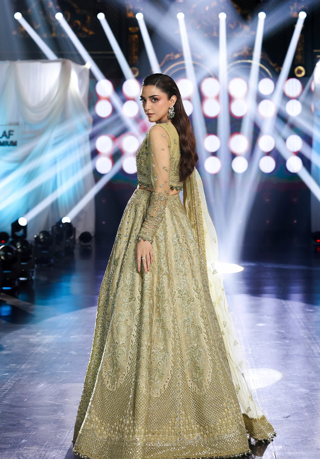 Elaf Premium | Stardom Formal Handwork 25 | ESH-07 MINT MAJESTY - House Of Hania