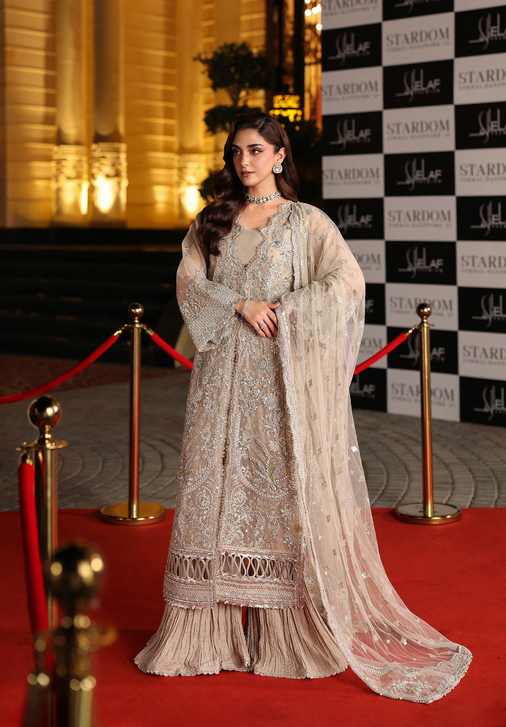Elaf Premium | Stardom Formal Handwork 25 | ESH-08 STARDUST - House Of Hania