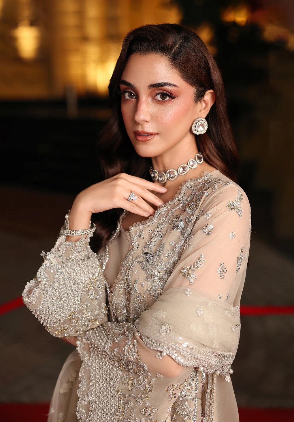 Elaf Premium | Stardom Formal Handwork 25 | ESH-08 STARDUST - House Of Hania