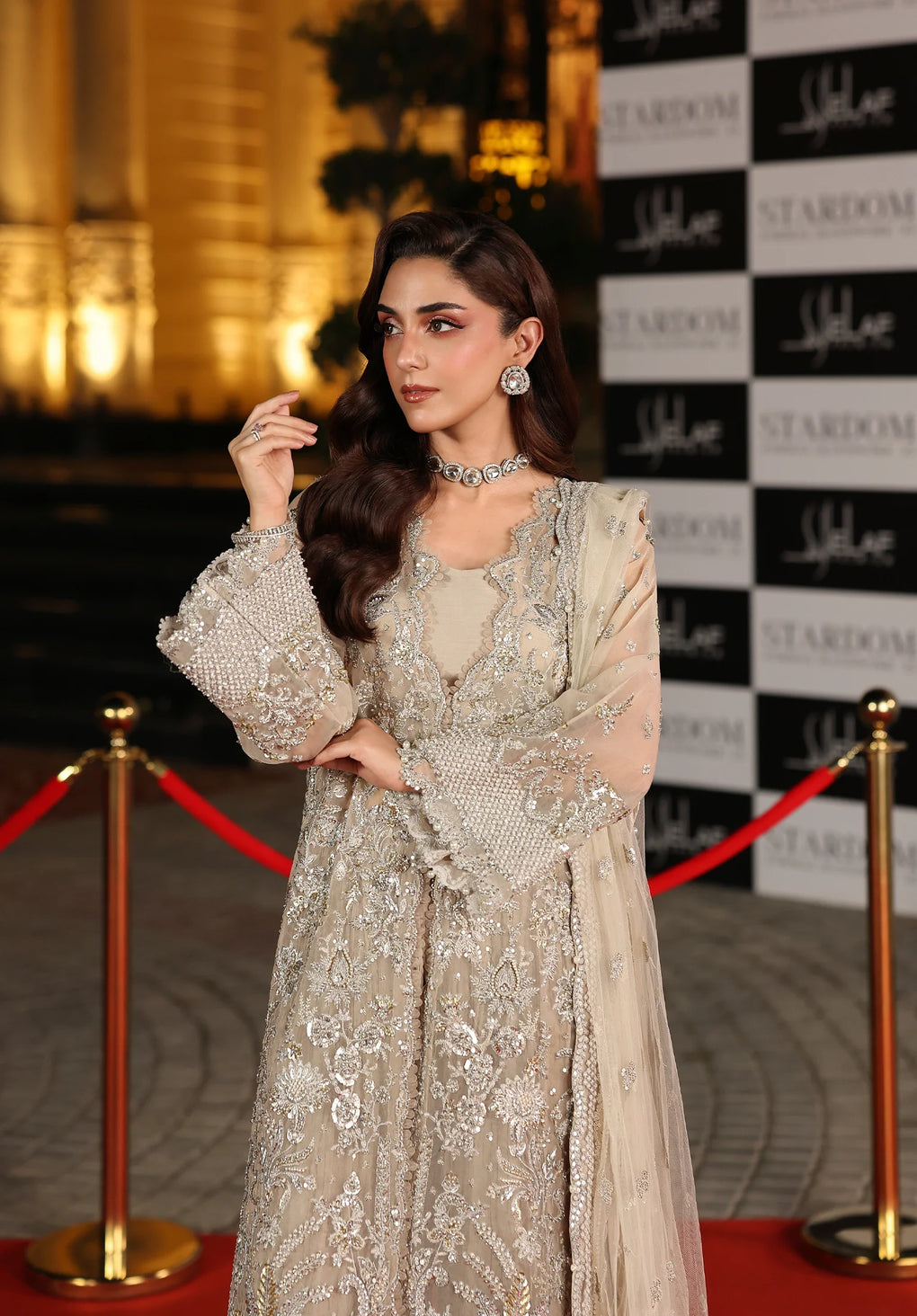 Elaf Premium | Stardom Formal Handwork 25 | ESH-08 STARDUST - House Of Hania