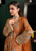 Elaf Premium | Stardom Formal Handwork 25 | ESH-09 SAFFRON - House Of Hania