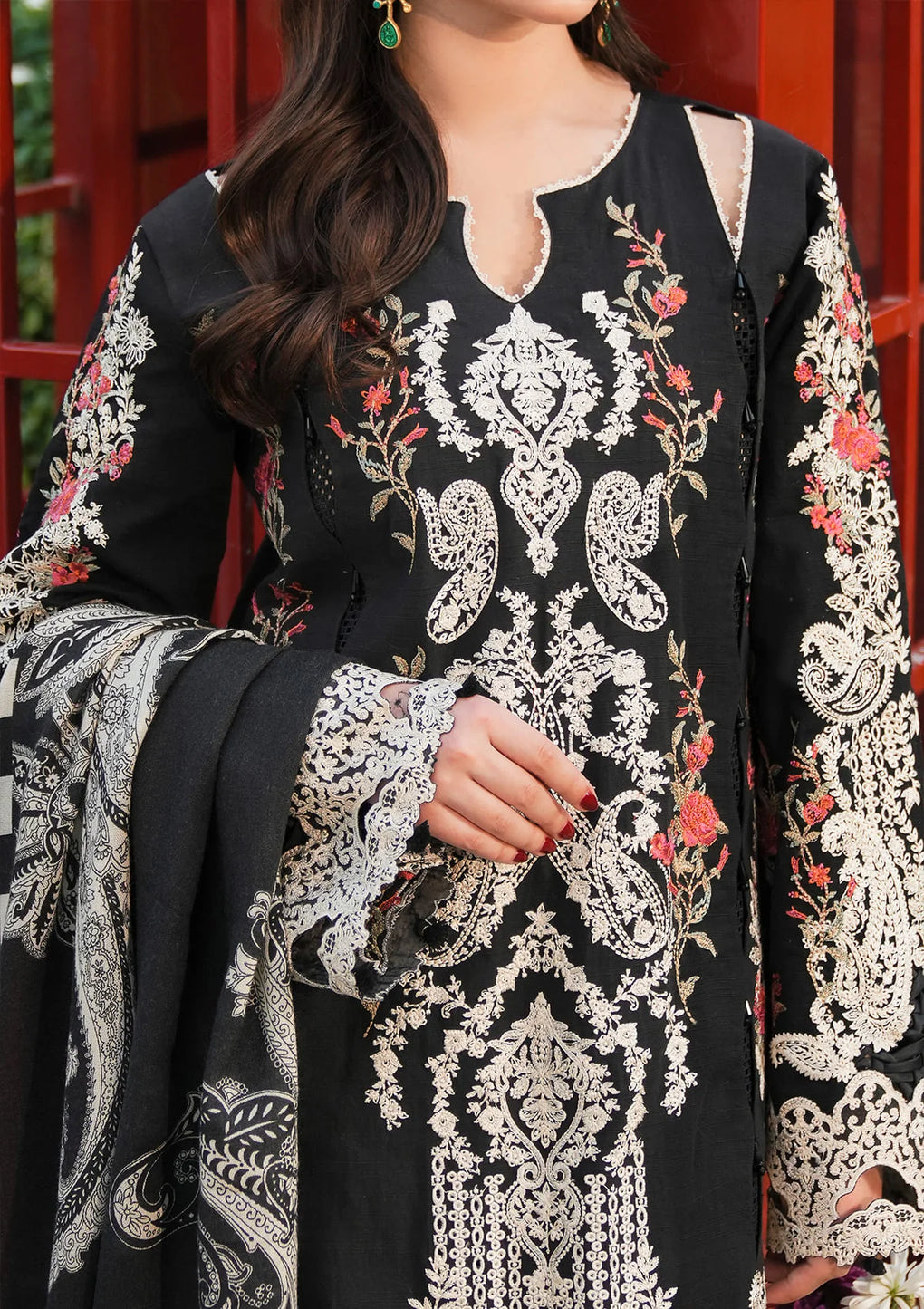 Elaf Premium | Winter Pashmina Shawl Collection | EPW-2B Forever Your????????????s - House Of Hania