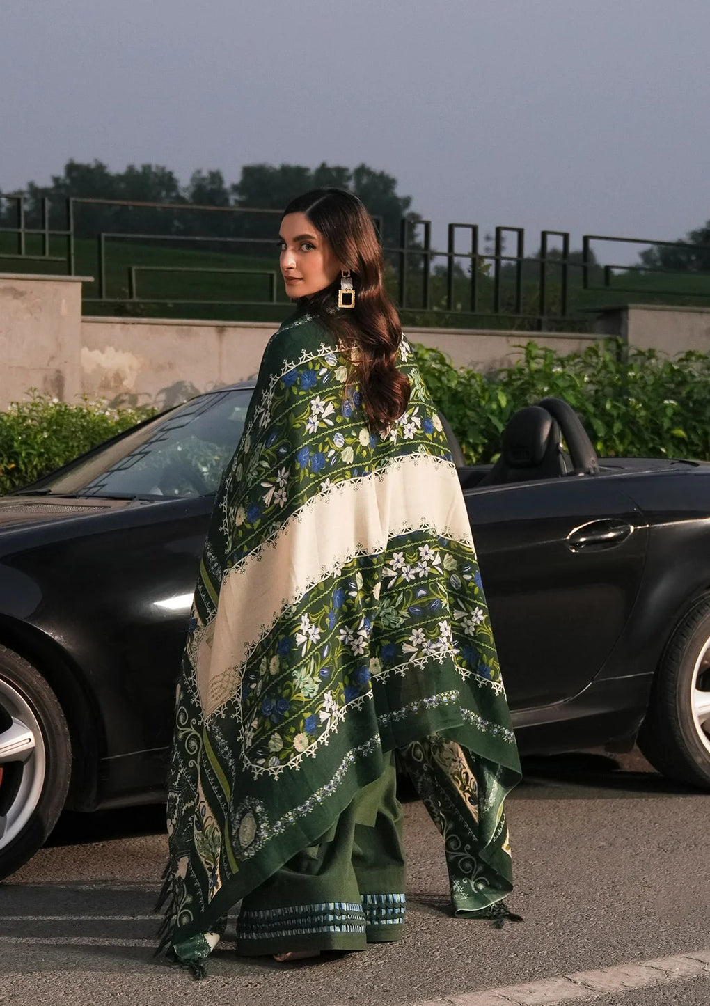 Elaf Premium | Winter Pashmina Shawl Collection | EPW-6A Endless Devotion - House Of Hania