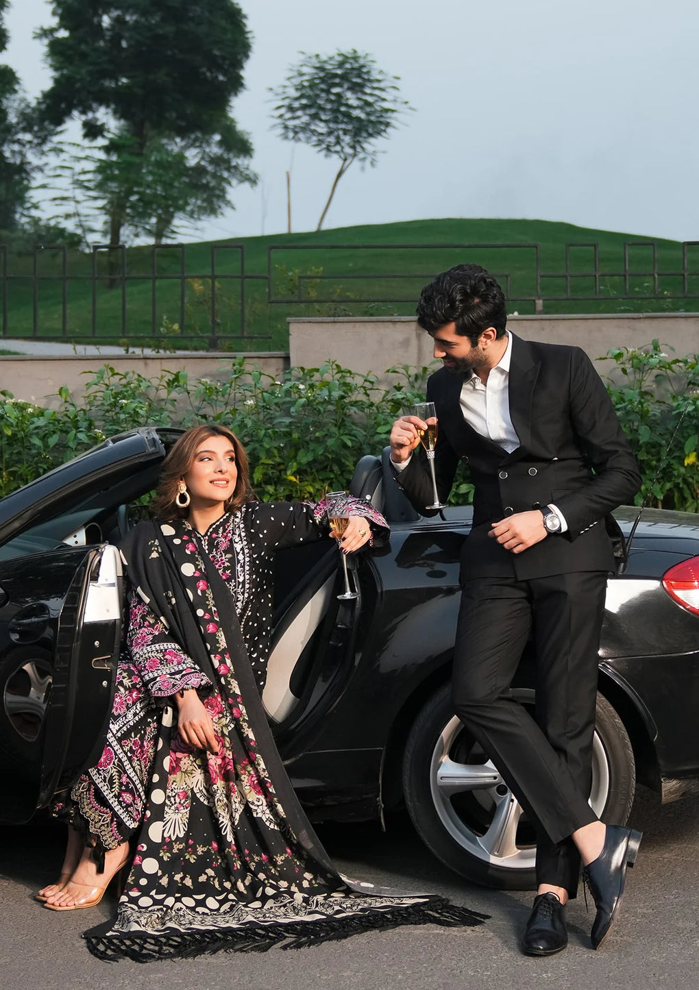 Elaf Premium | Winter Pashmina Shawl Collection | EPW-8B Boundless Dreams - House Of Hania