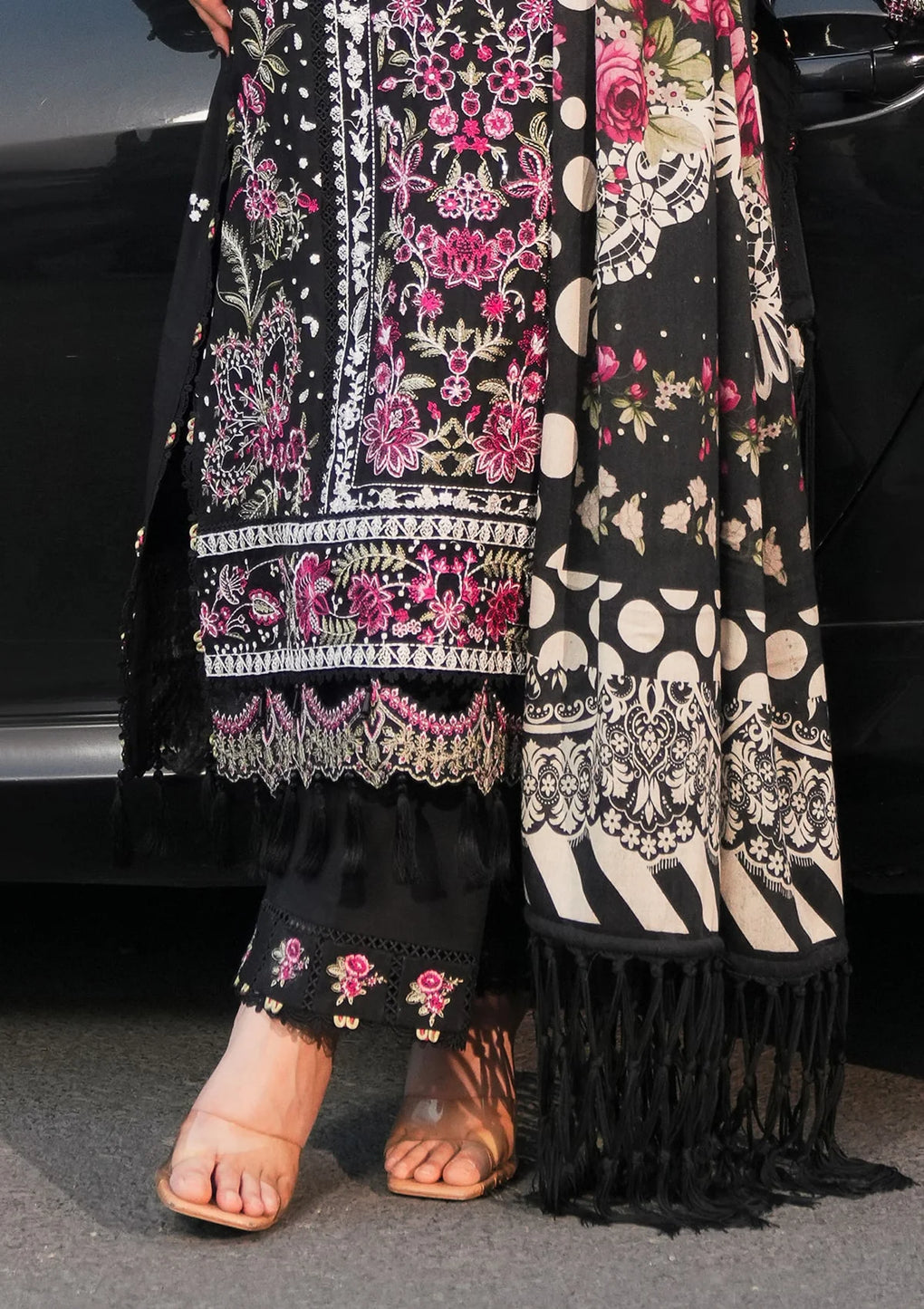 Elaf Premium | Winter Pashmina Shawl Collection | EPW-8B Boundless Dreams - House Of Hania