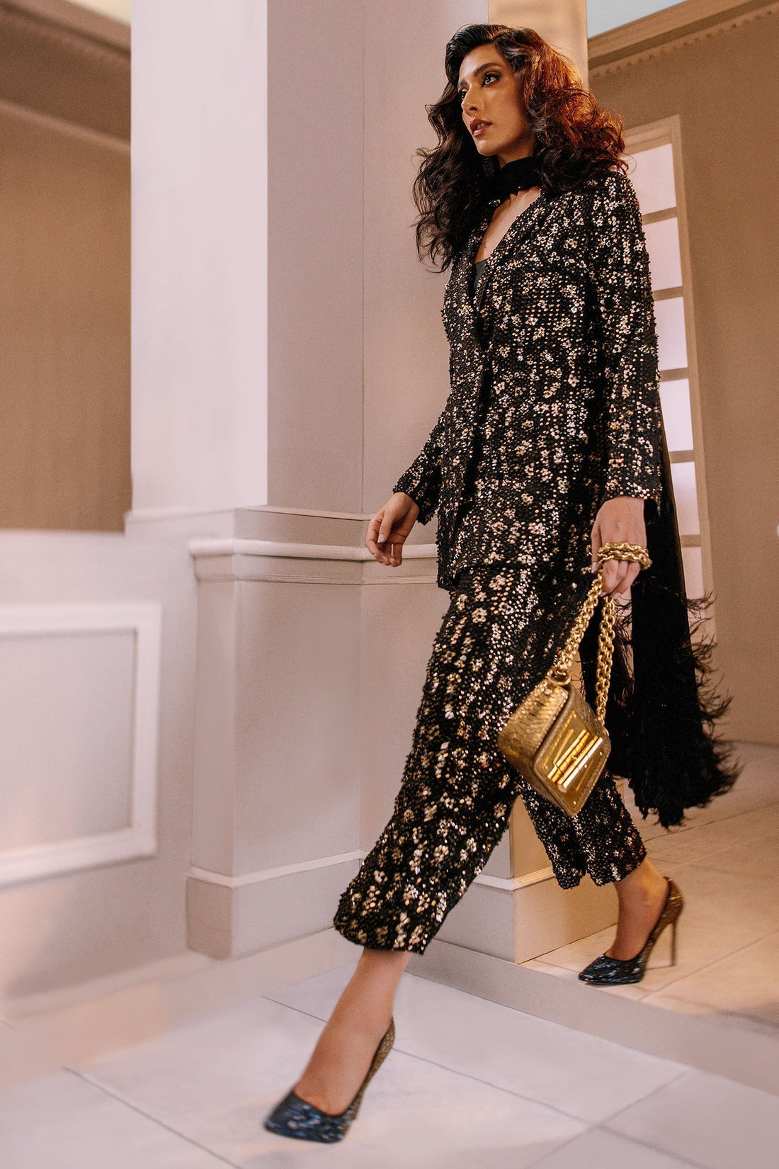 Elan | Demi Couture Onirique | NUIT ETOILEE (EP-20879) - House Of Hania