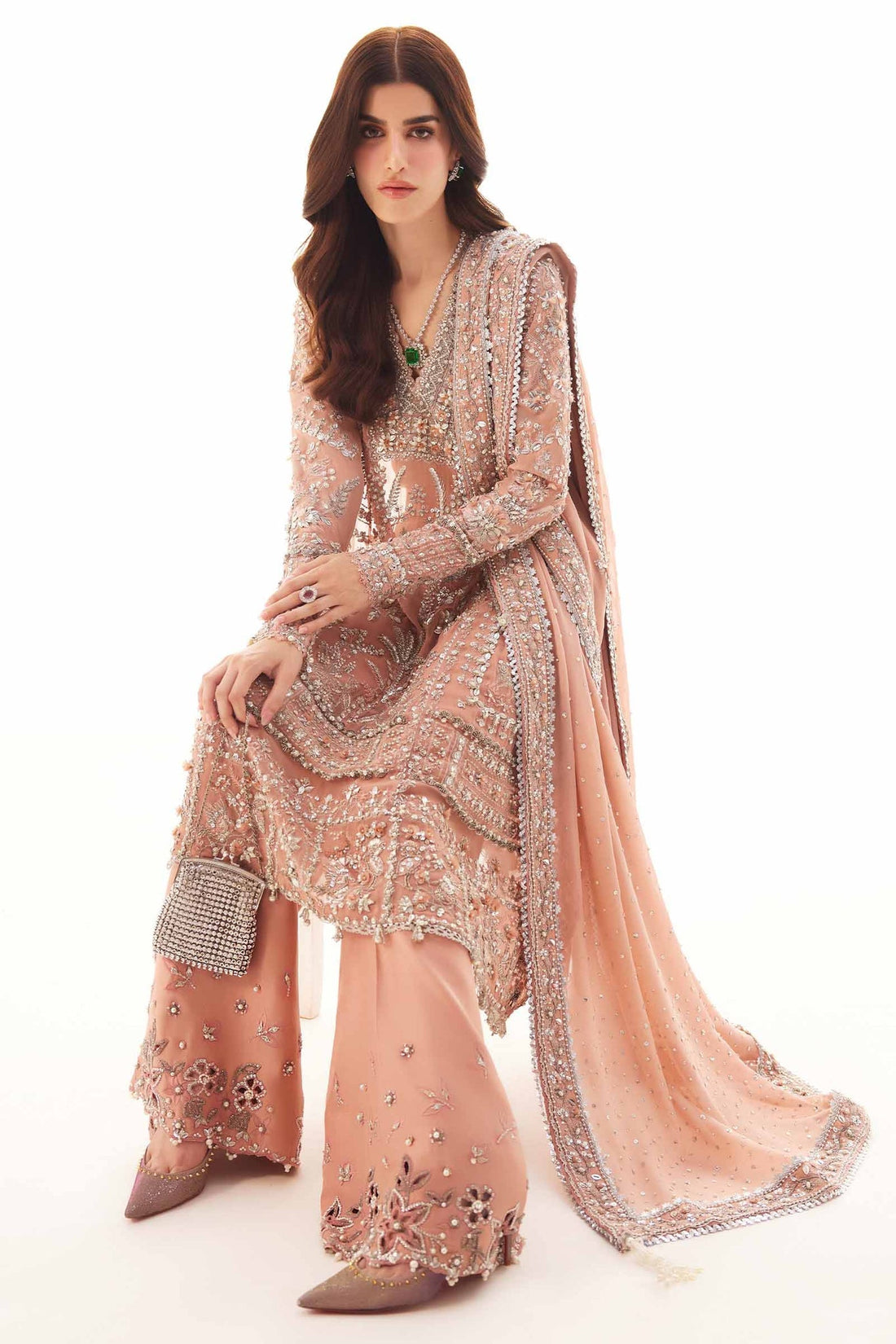 Elan | Elitarie Wedding Formals | ROSÉA (EP-21213) - House Of Hania