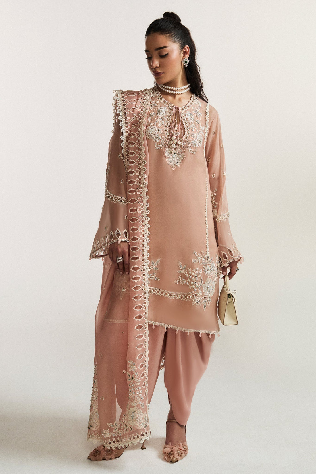 Elan I Vital Ornee I FLEUR DE ROSÉ (EV-21358) - House Of Hania