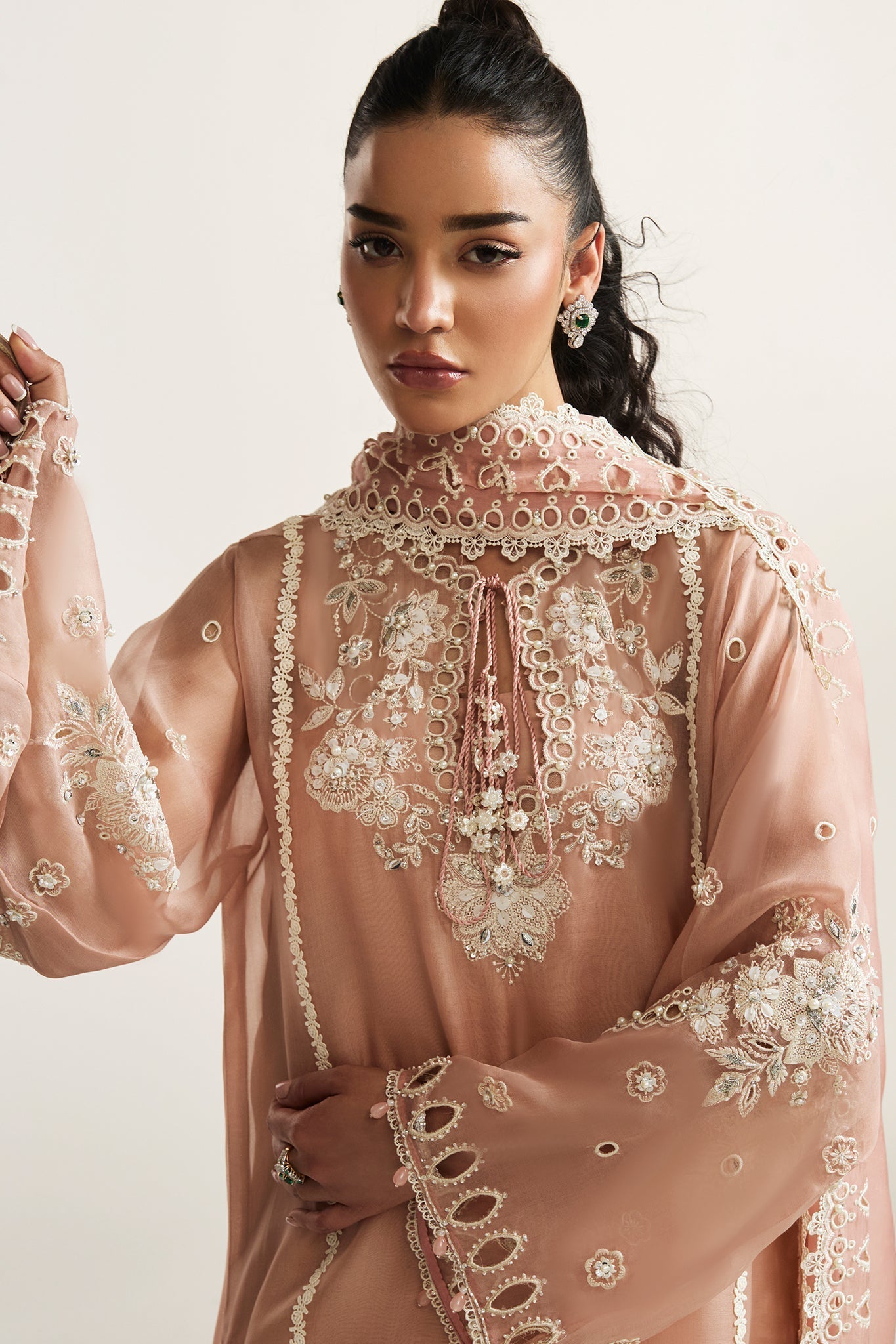 Elan I Vital Ornee I FLEUR DE ROSÉ (EV-21358) - House Of Hania