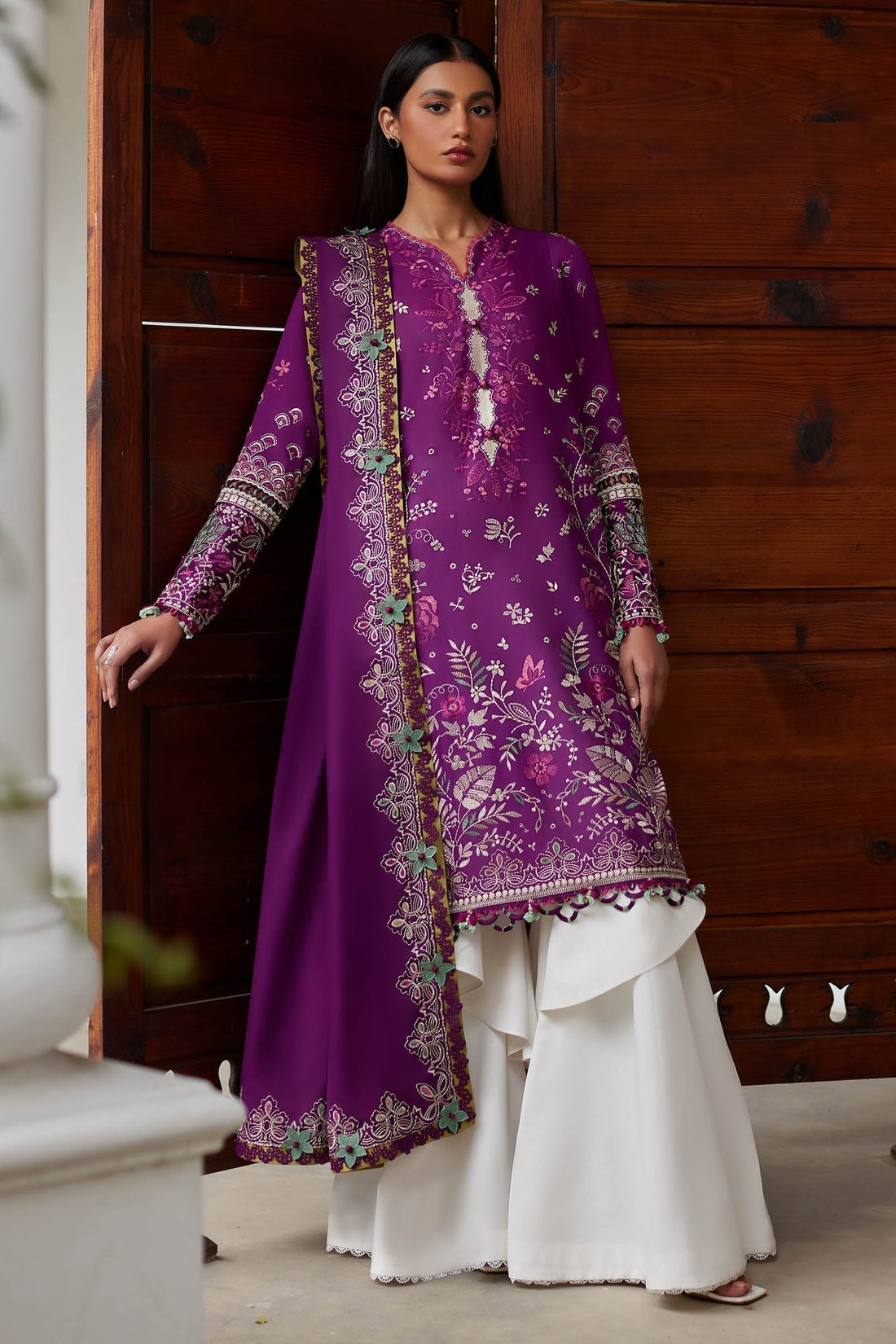 Elan | Lawn24 |QISTINA (EL24-03 A) - House Of Hania