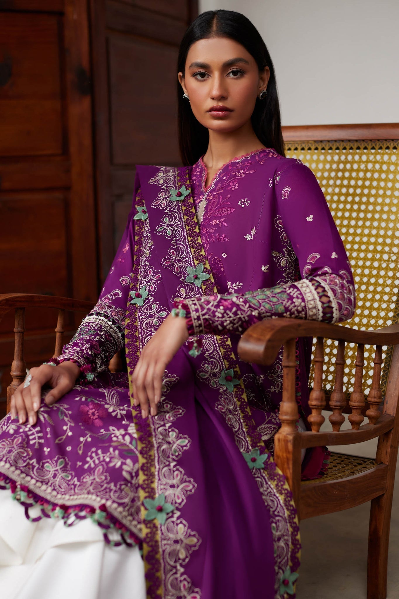Elan | Lawn24 |QISTINA (EL24-03 A) - House Of Hania