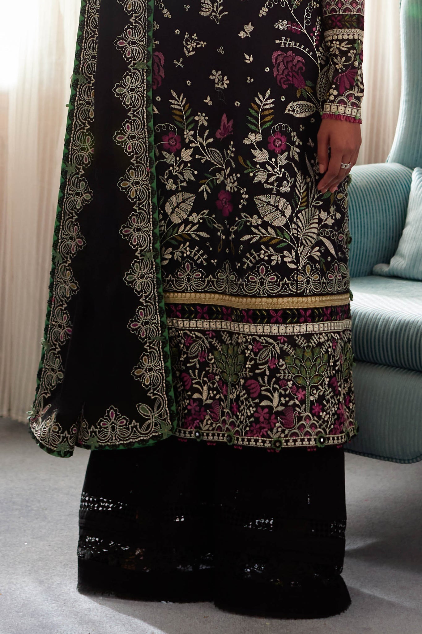 Elan | Lawn24 |QISTINA (EL24-03 B) - House Of Hania