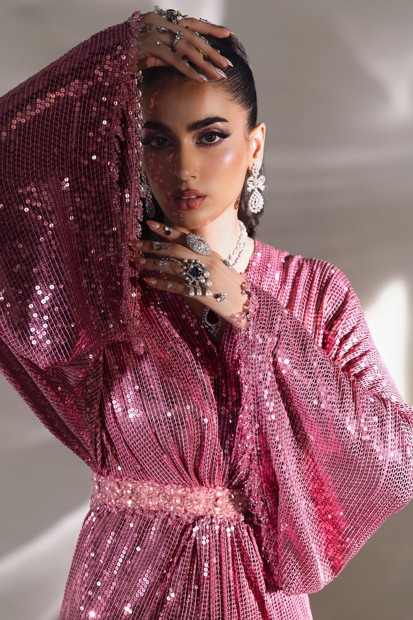 Elan | Lueur Dor | ‘BLUSH PAILLETÉ (EP-21401) - House Of Hania