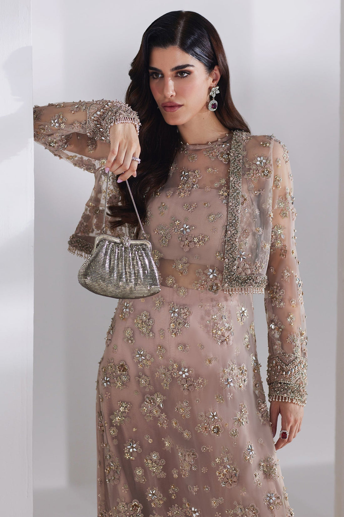 Elan | Lumiere Luxury Pret | BRUME ROSÉE (EP-20885) - House Of Hania